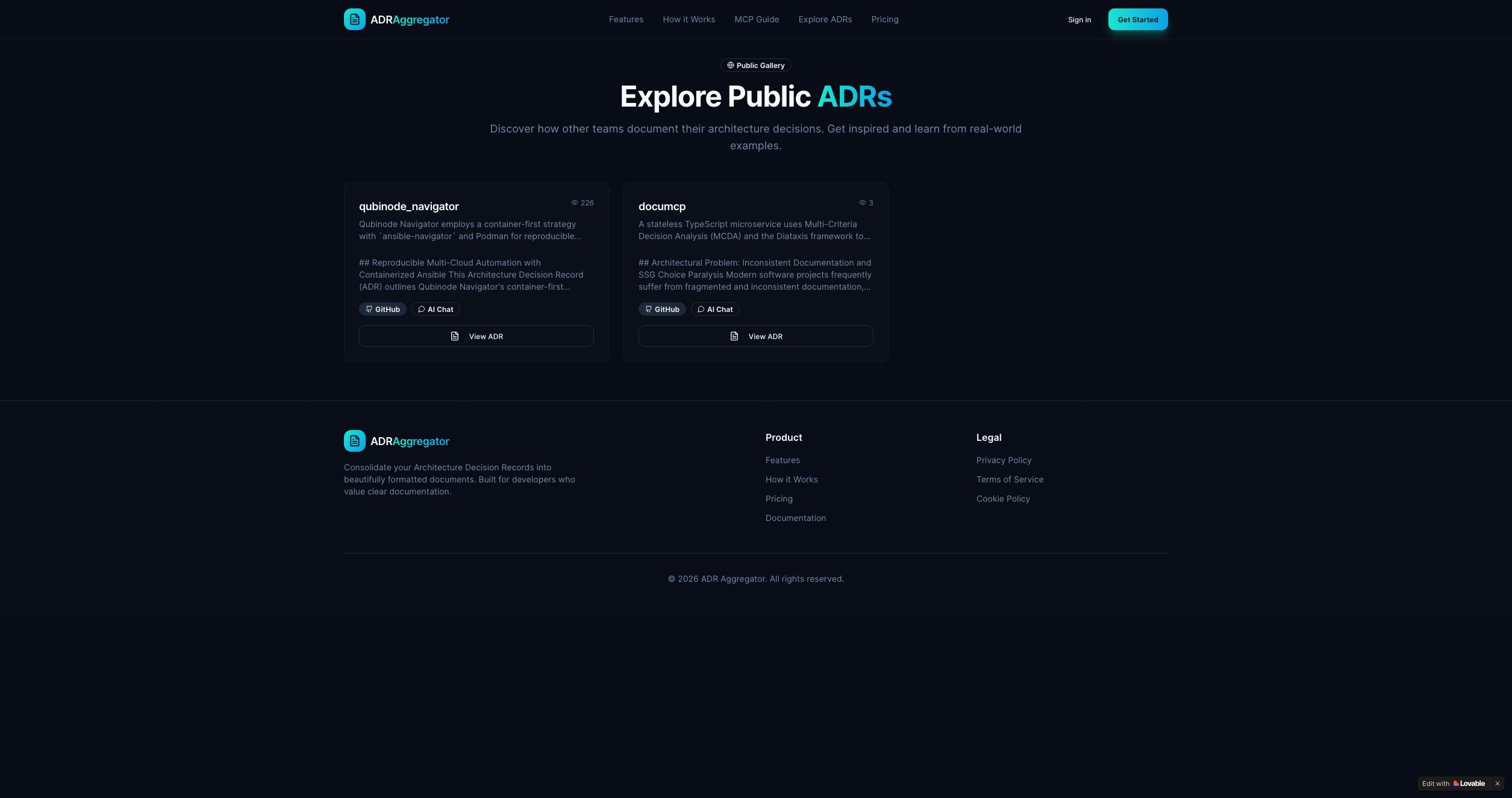 ADR Aggregator gallery image