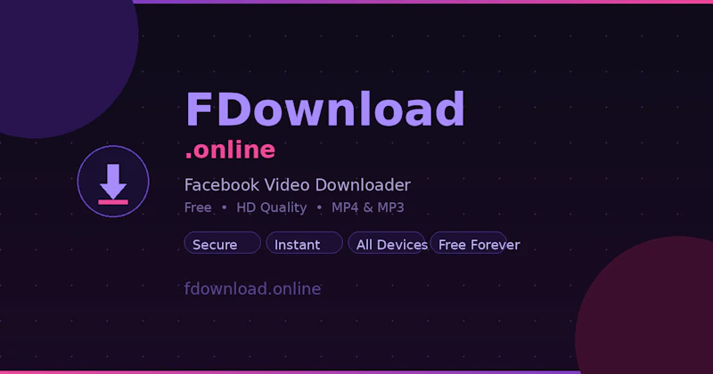 FDownload - Facebook Video Downloader screenshot 1