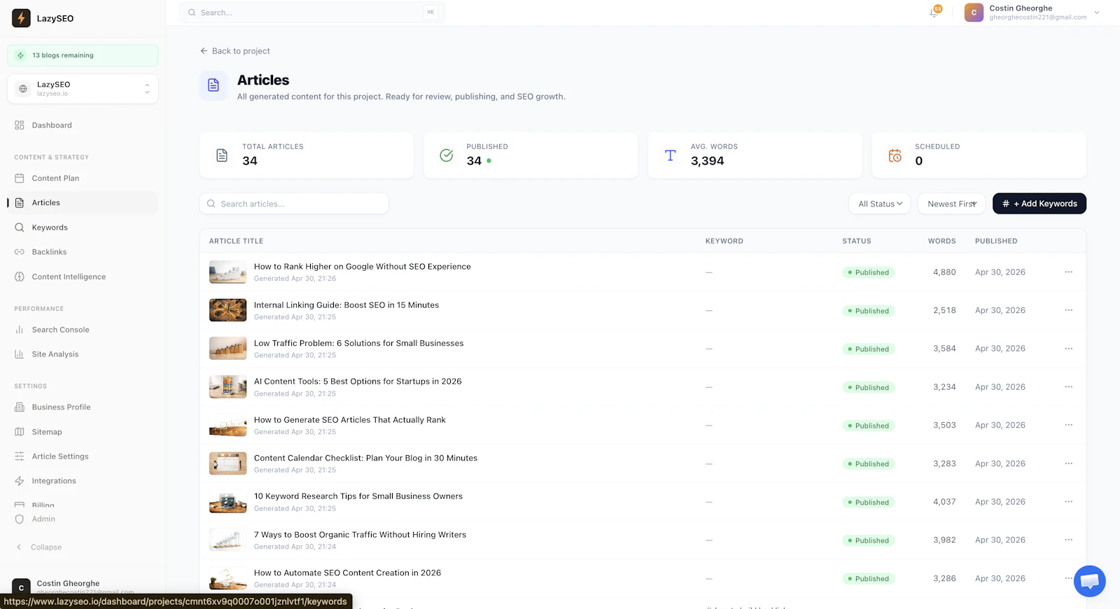 LazySEO screenshot 5