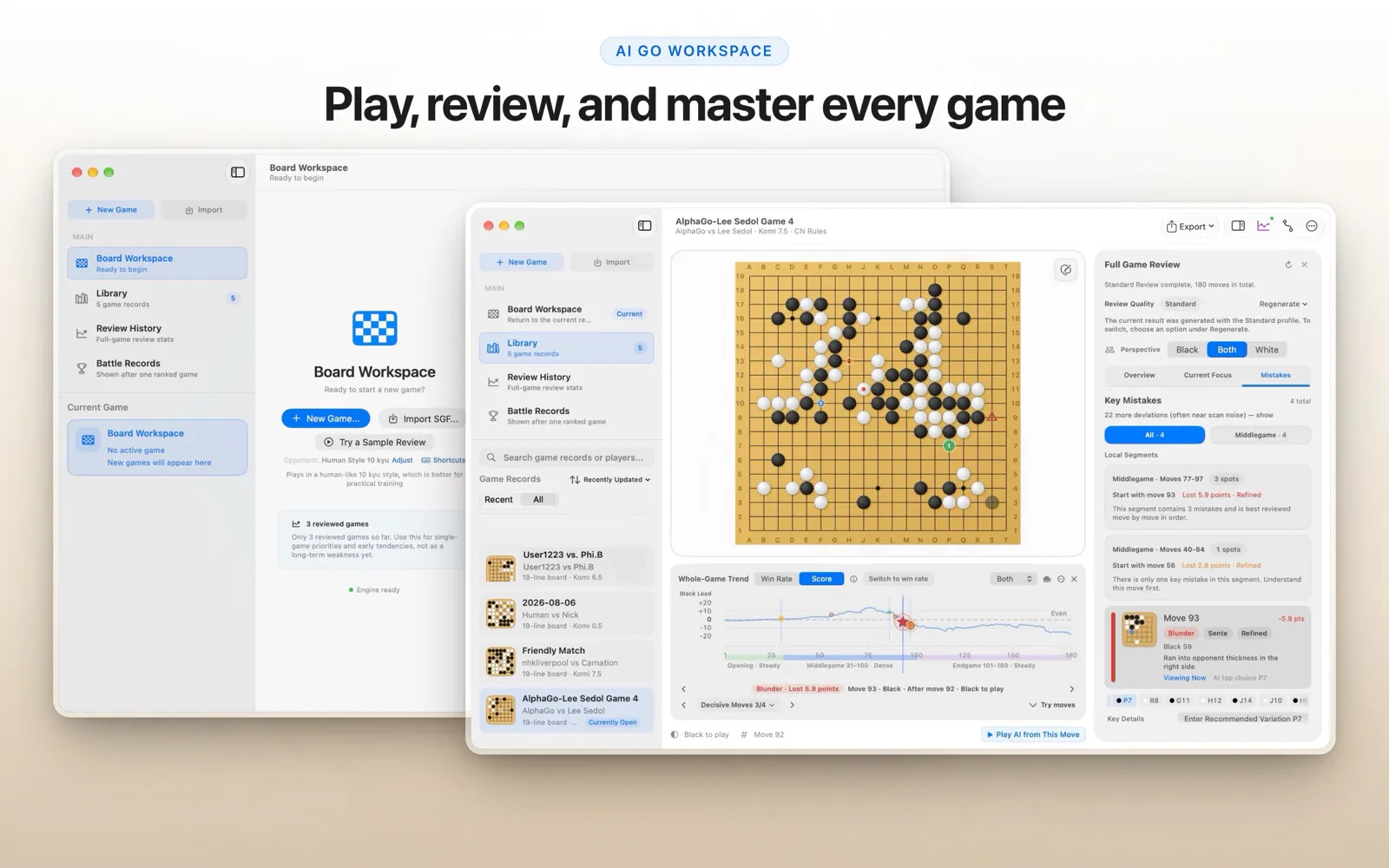 Qi: AI Go Review gallery image