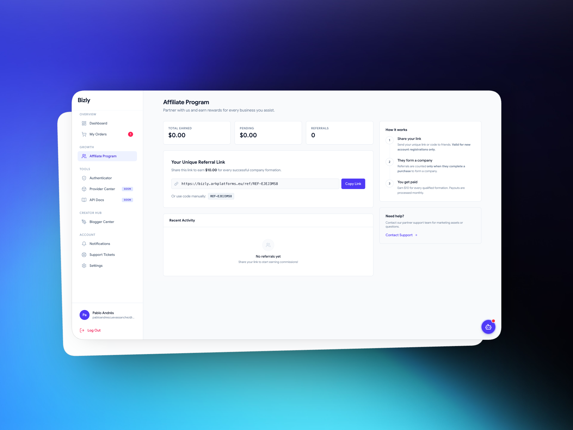 Bizly - Screenshot 4 showing product features and functionality