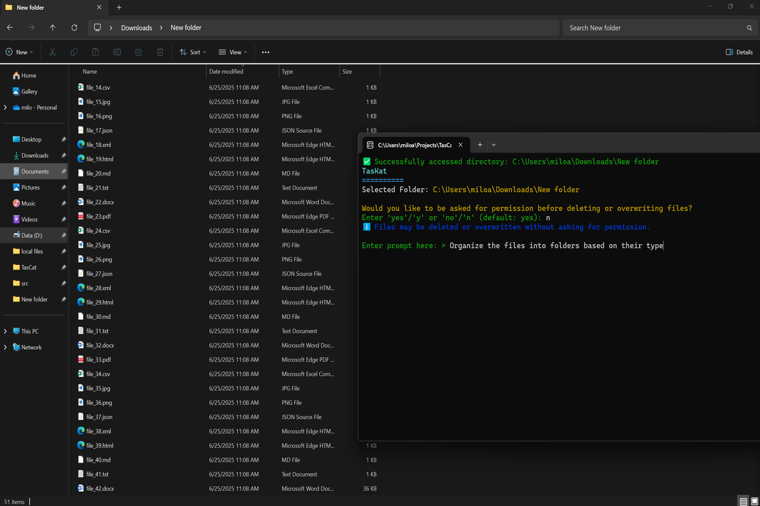 TasCat: Your AI Powered File Manager media 5