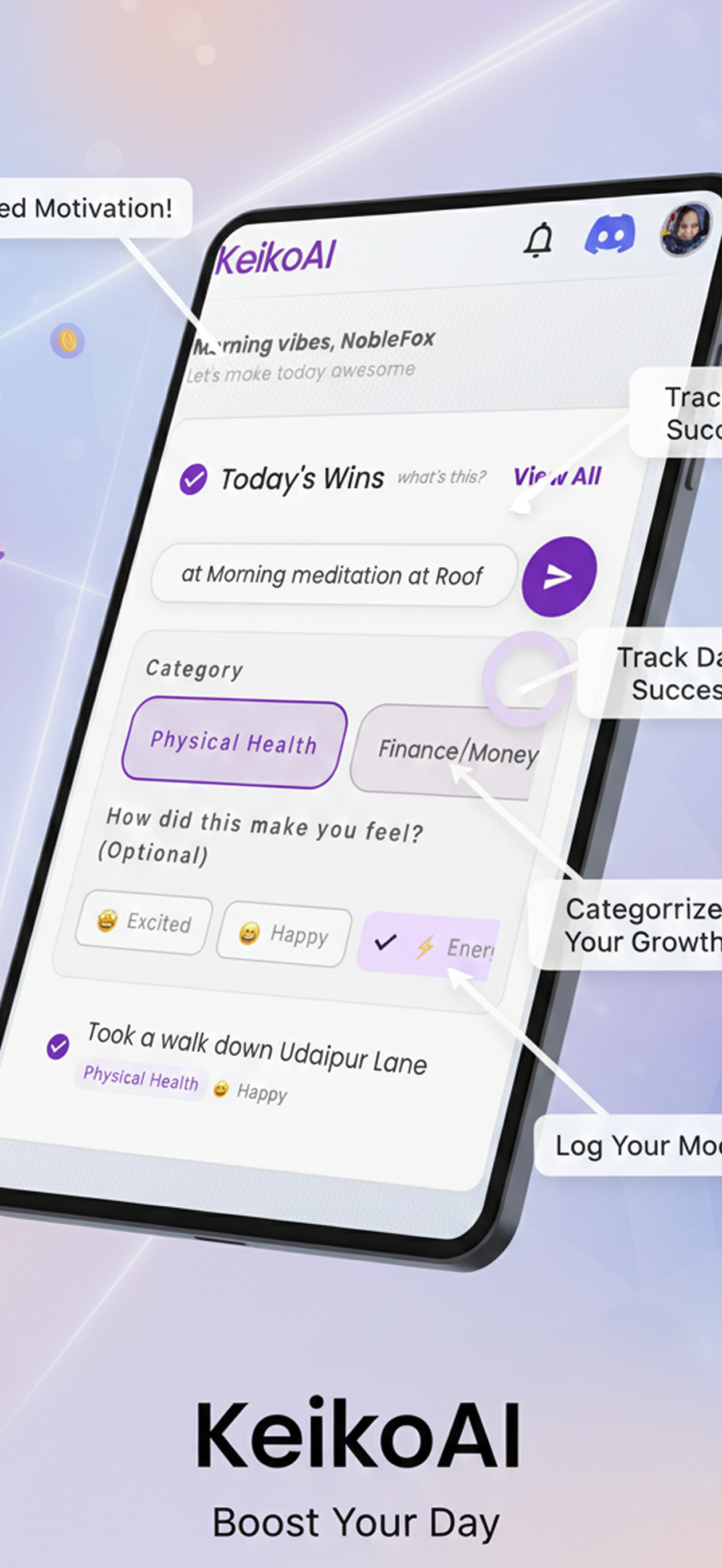 KeikoAI - Main product screenshot demonstrating key features and user interface
