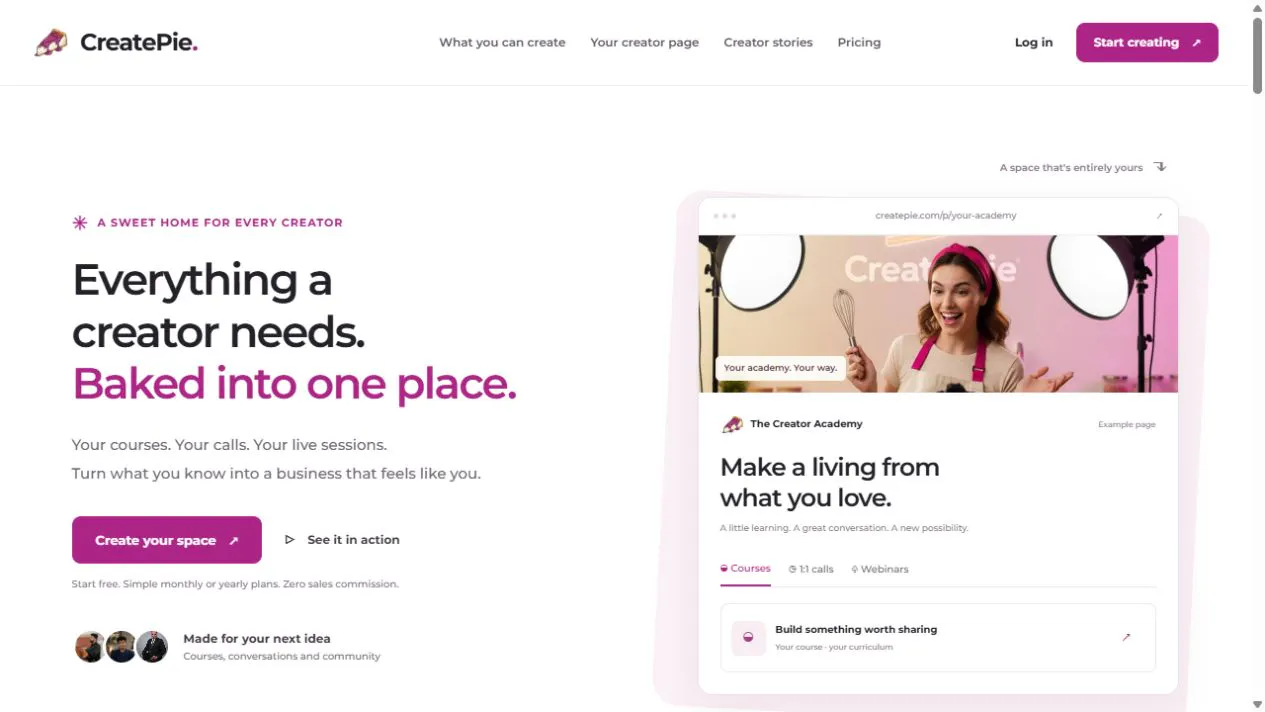 CreatePie gallery image