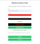 Notion Colors
