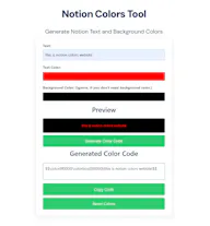 Notion Colors