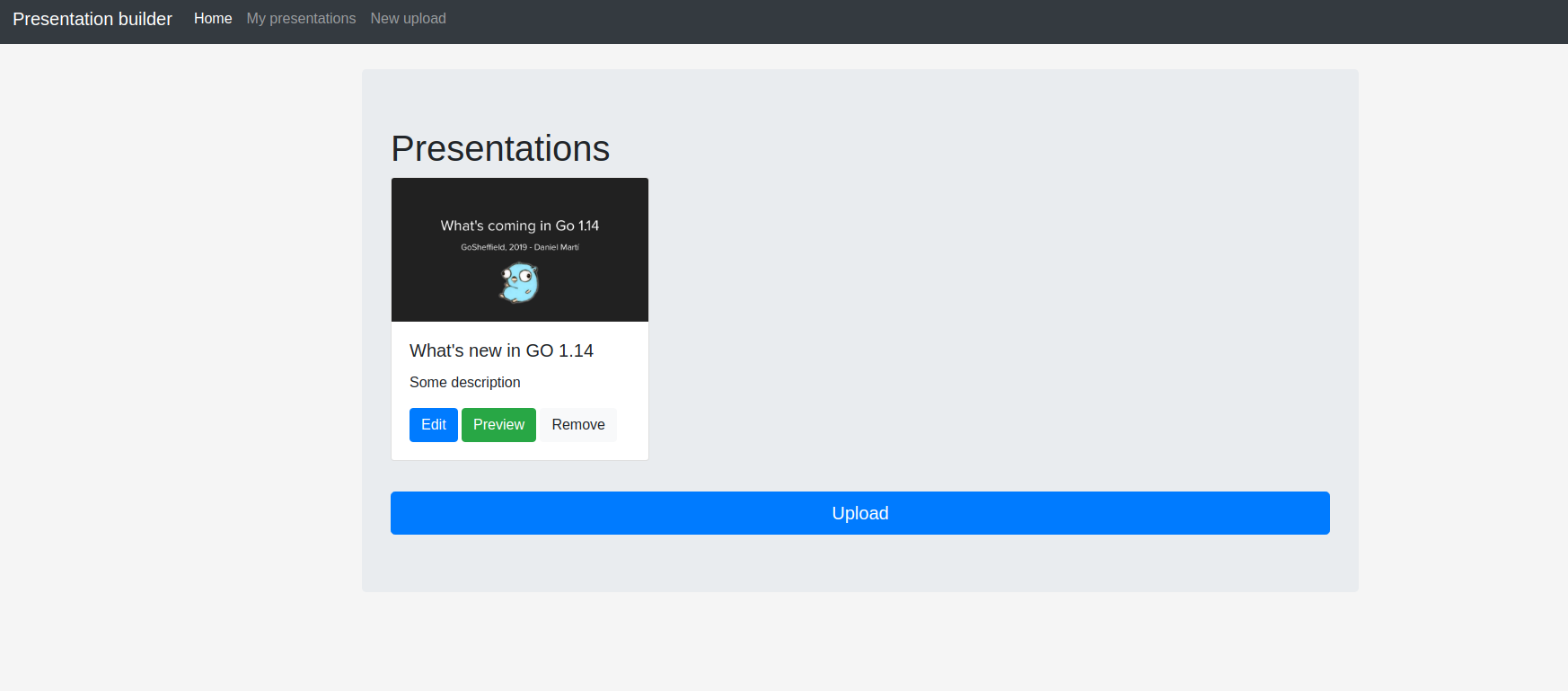 Vanhackaton -  Presentation builder gallery image