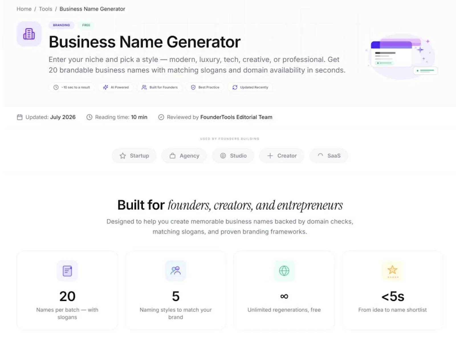 FounderTools AI screenshot 3
