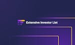 Extensive Investor List image