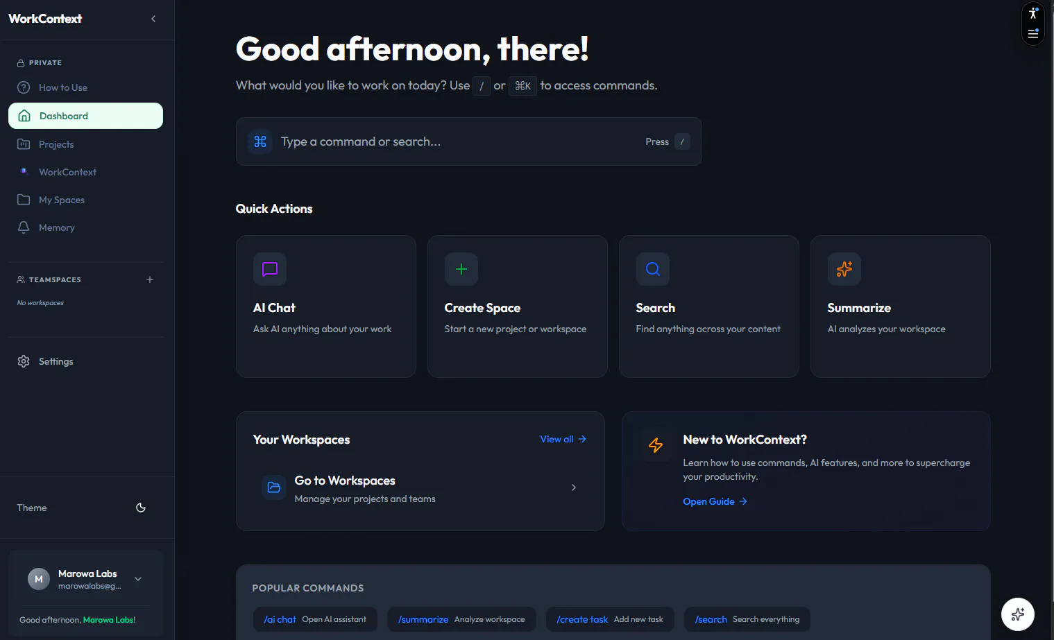 WorkContext gallery image