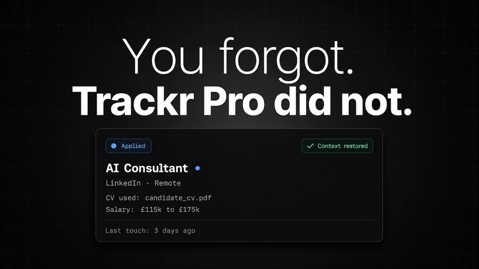 Trackr Pro screenshot 1 (video preview)
