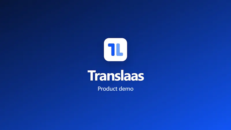 Translaas screenshot 1 (video preview)