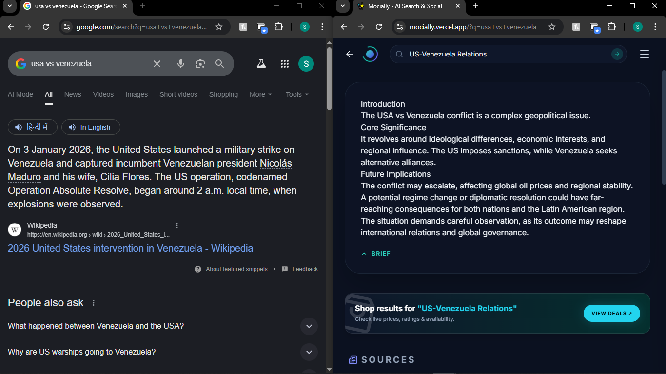 Mocially - Screenshot 2 showing product features and functionality