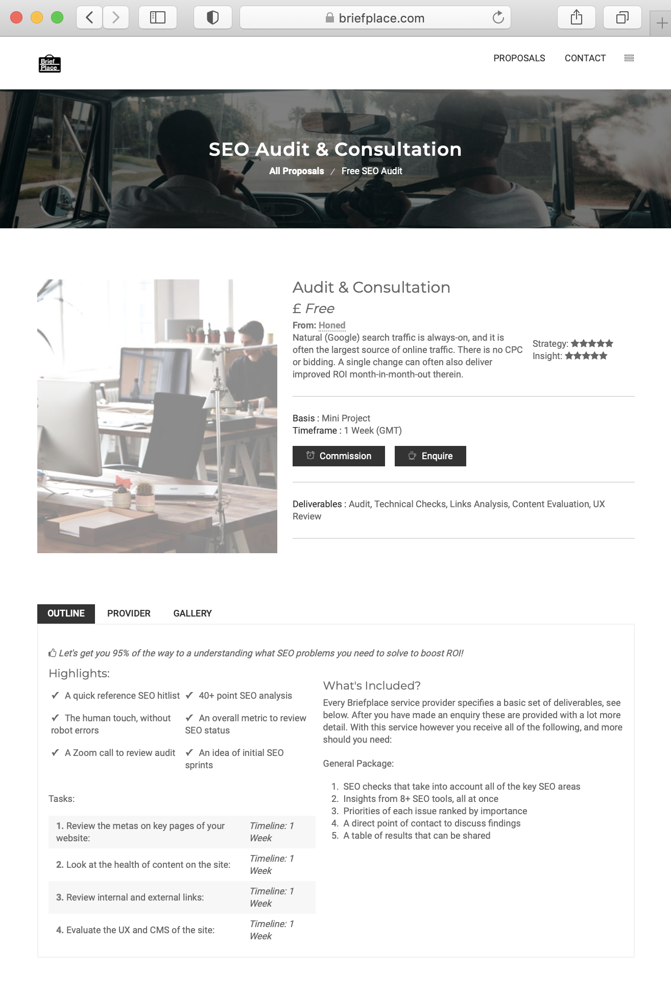 Media Tempat Briefplace - Platform pemasaran freelancer 2