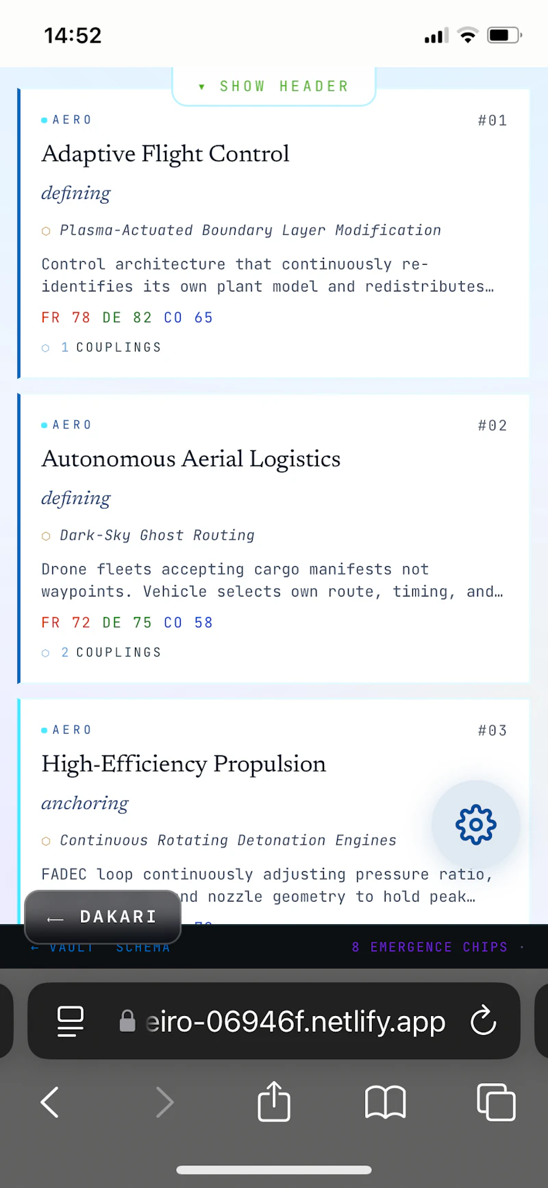 Abundance Galactic OS. screenshot 1
