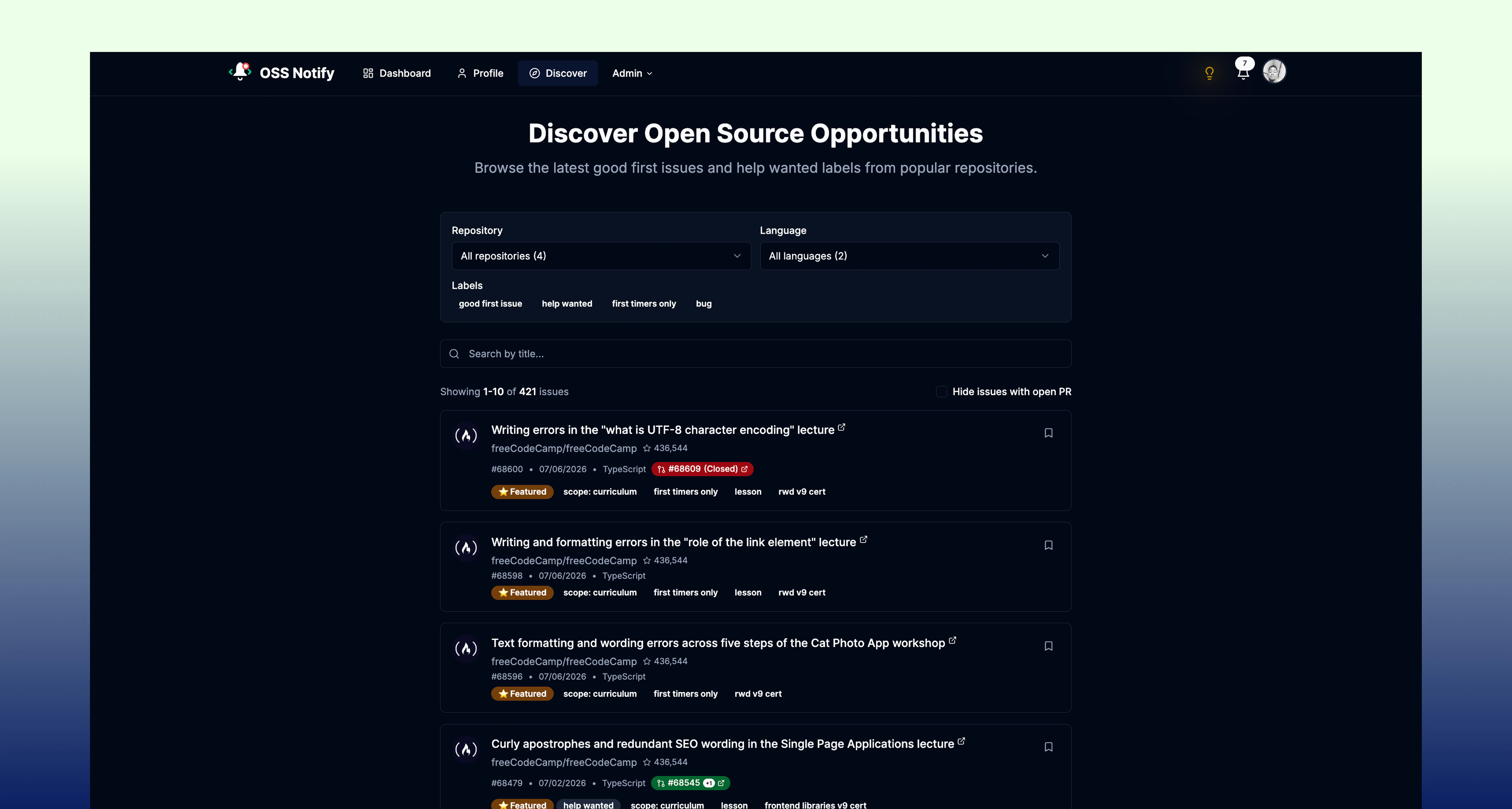 Oss Notify gallery image
