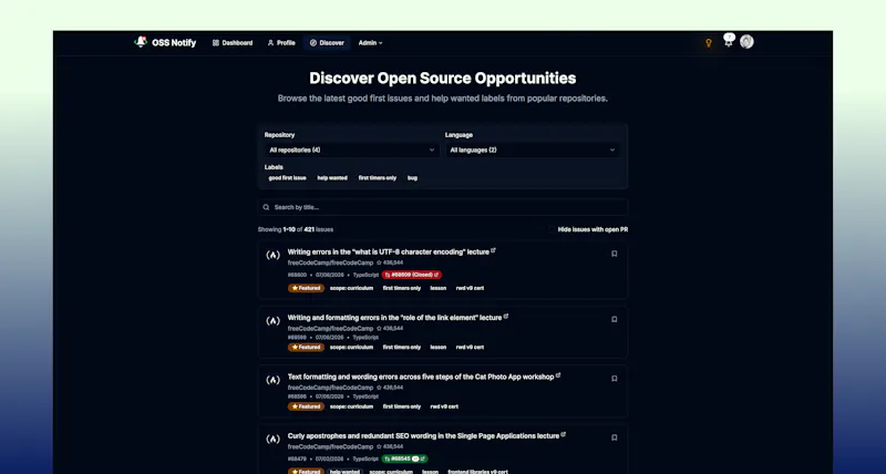 Oss Notify screenshot 3
