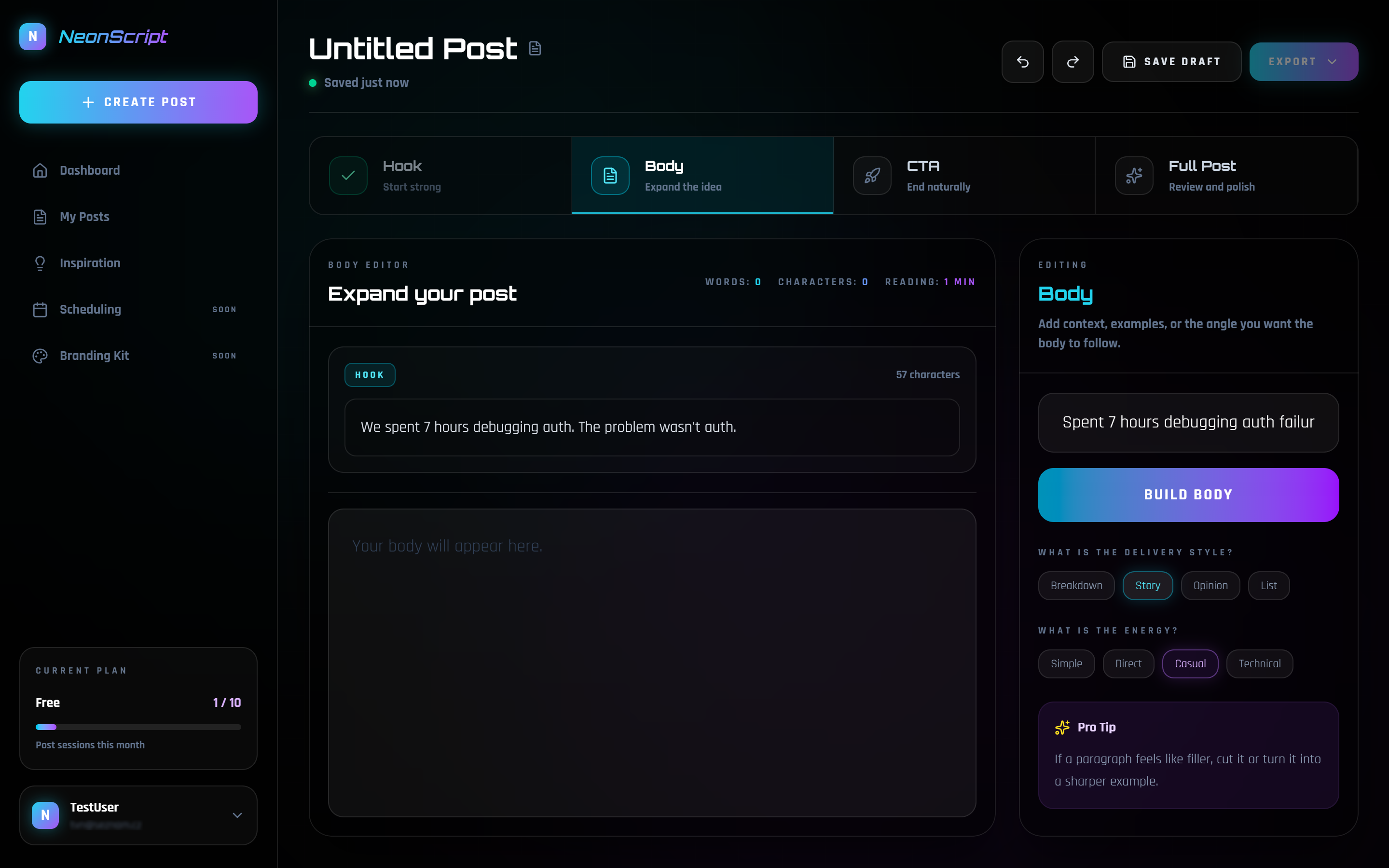NeonScript gallery image