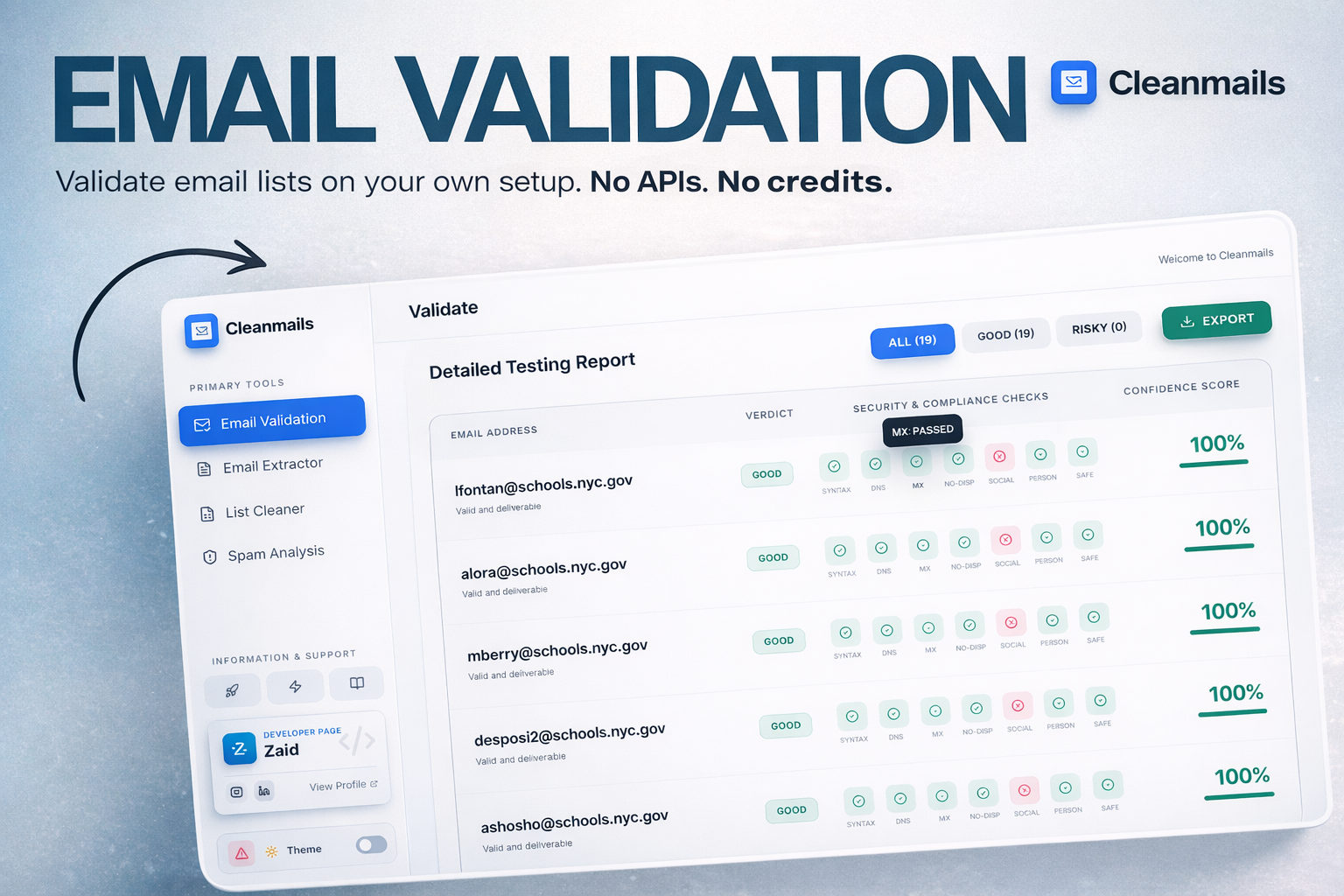 Self host Email Validation gallery image