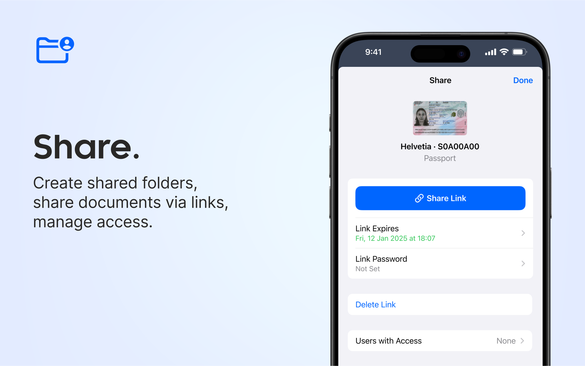 Folio Wallet 앱 - 카드와 문서를 구성하십시오 미디어 4