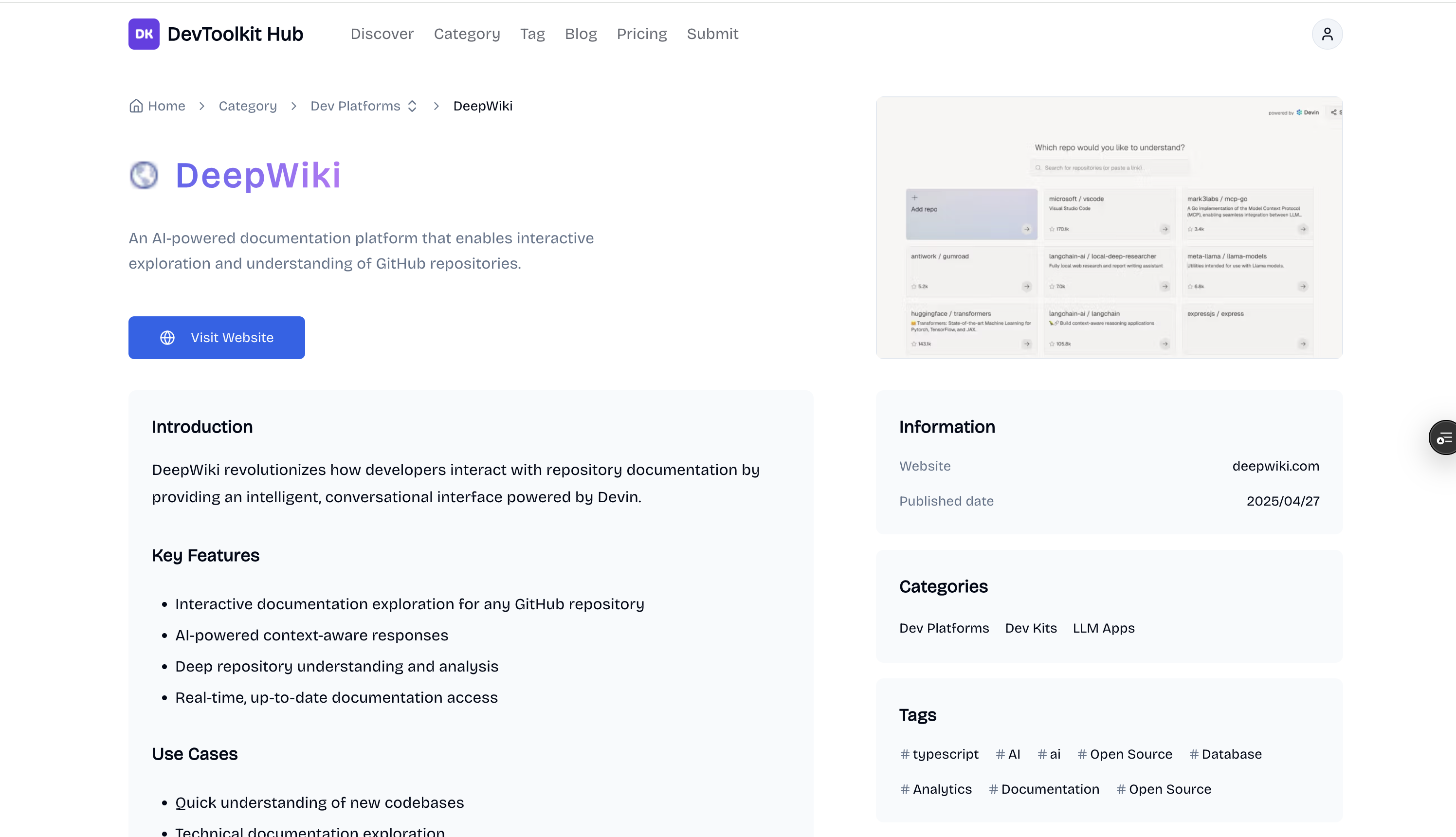 DevToolkit Hub gallery image