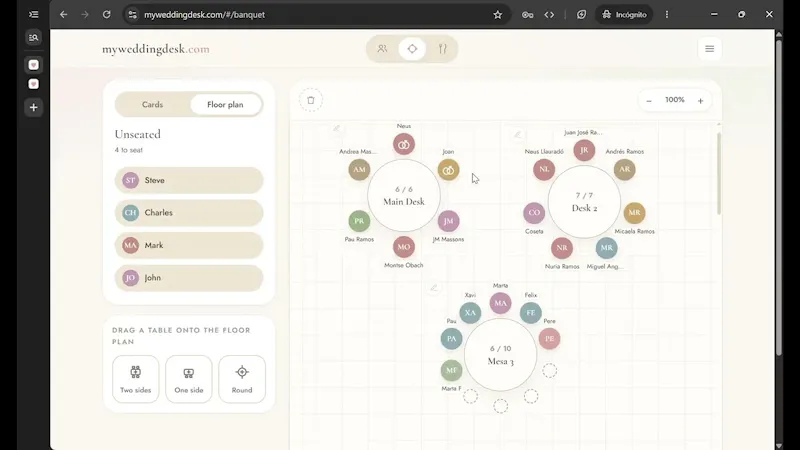 My Wedding Desk screenshot 1 (video preview)