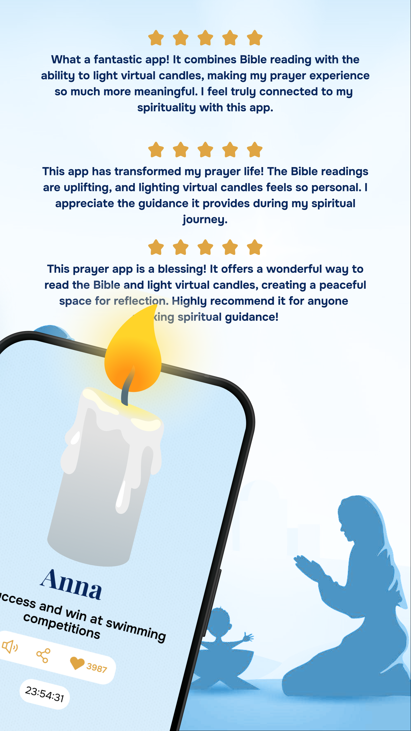 Pray Bible: Daily Prayer - Screenshot 2 showing product features and functionality