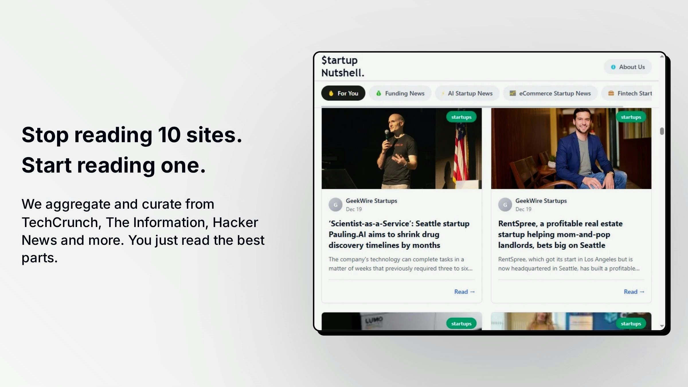 StartupNutshell gallery image