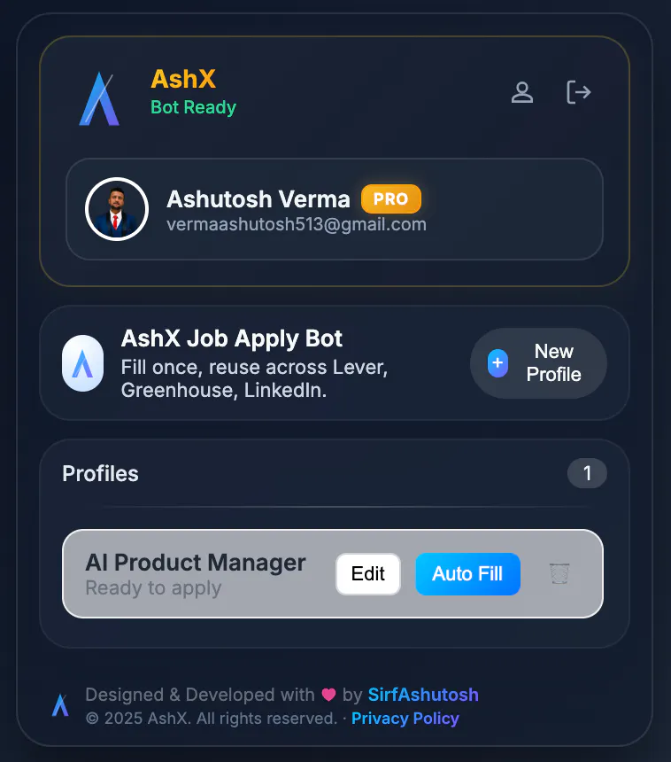 AshX — Discover, Connect, Automate 제품 배너