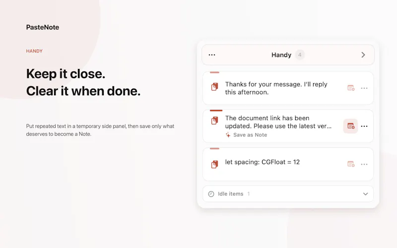PasteNote screenshot 3