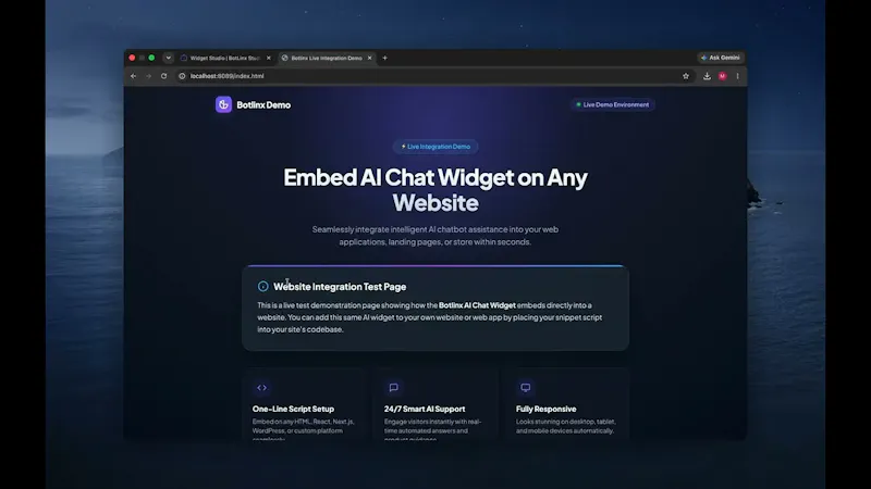 BotLinx screenshot 1 (video preview)