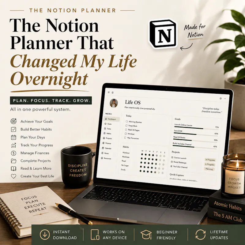 Notion Planner Changed My Life Overnight screenshot 2