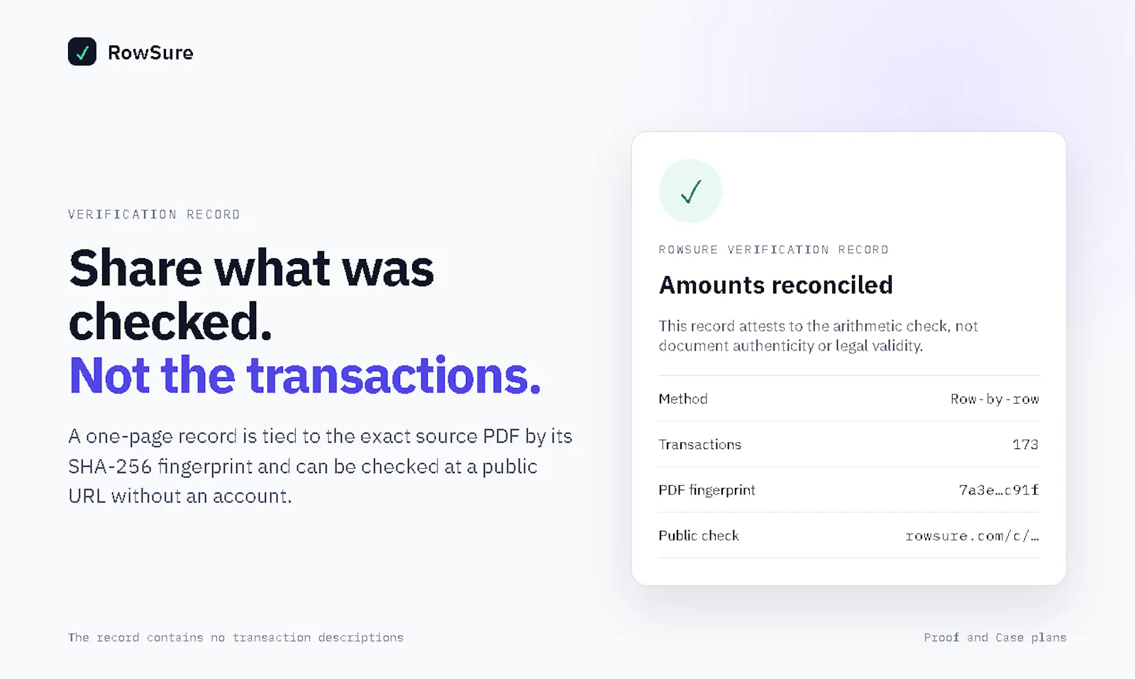 RowSure screenshot 4