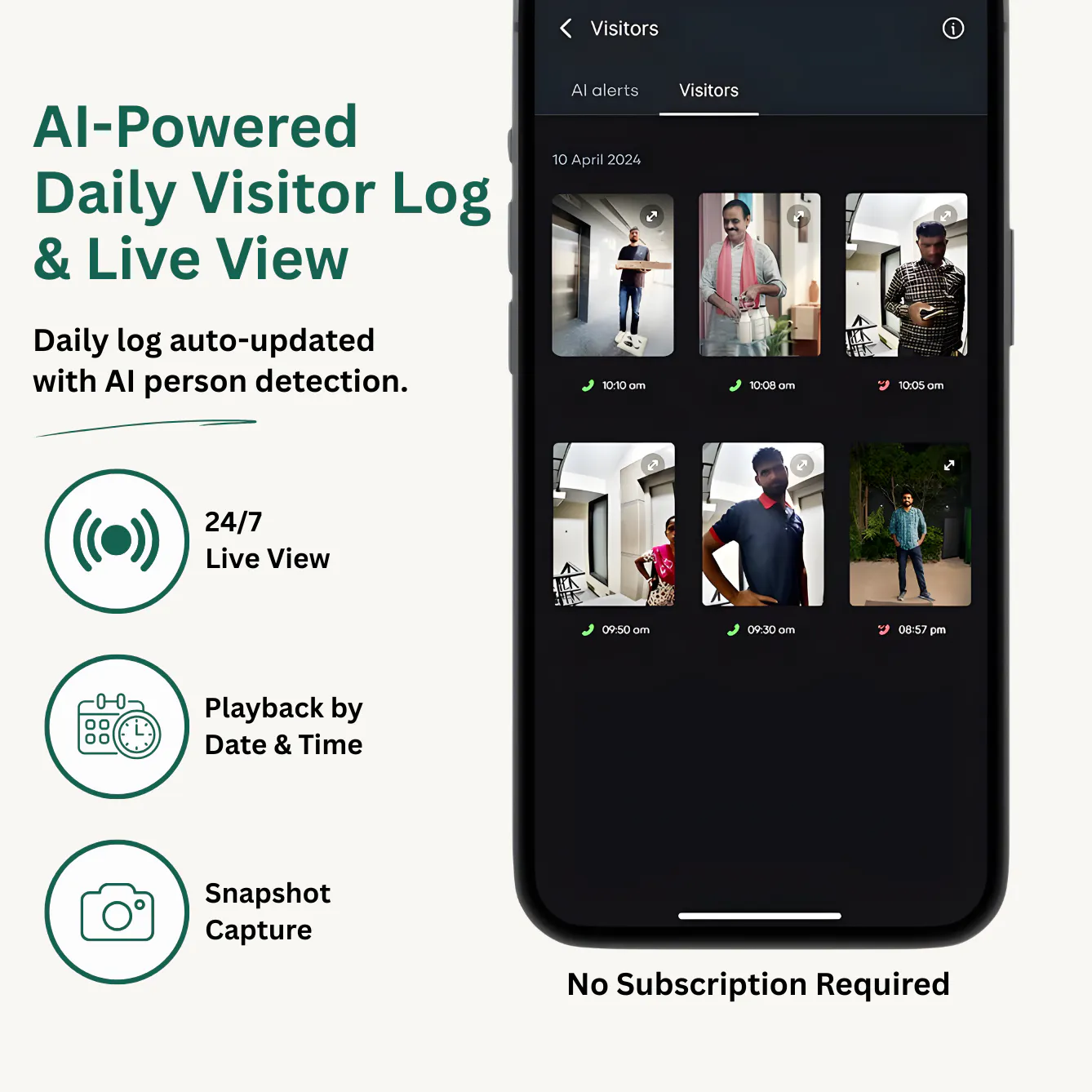 Delitech WIreless Video Doorbell 2MP gallery image