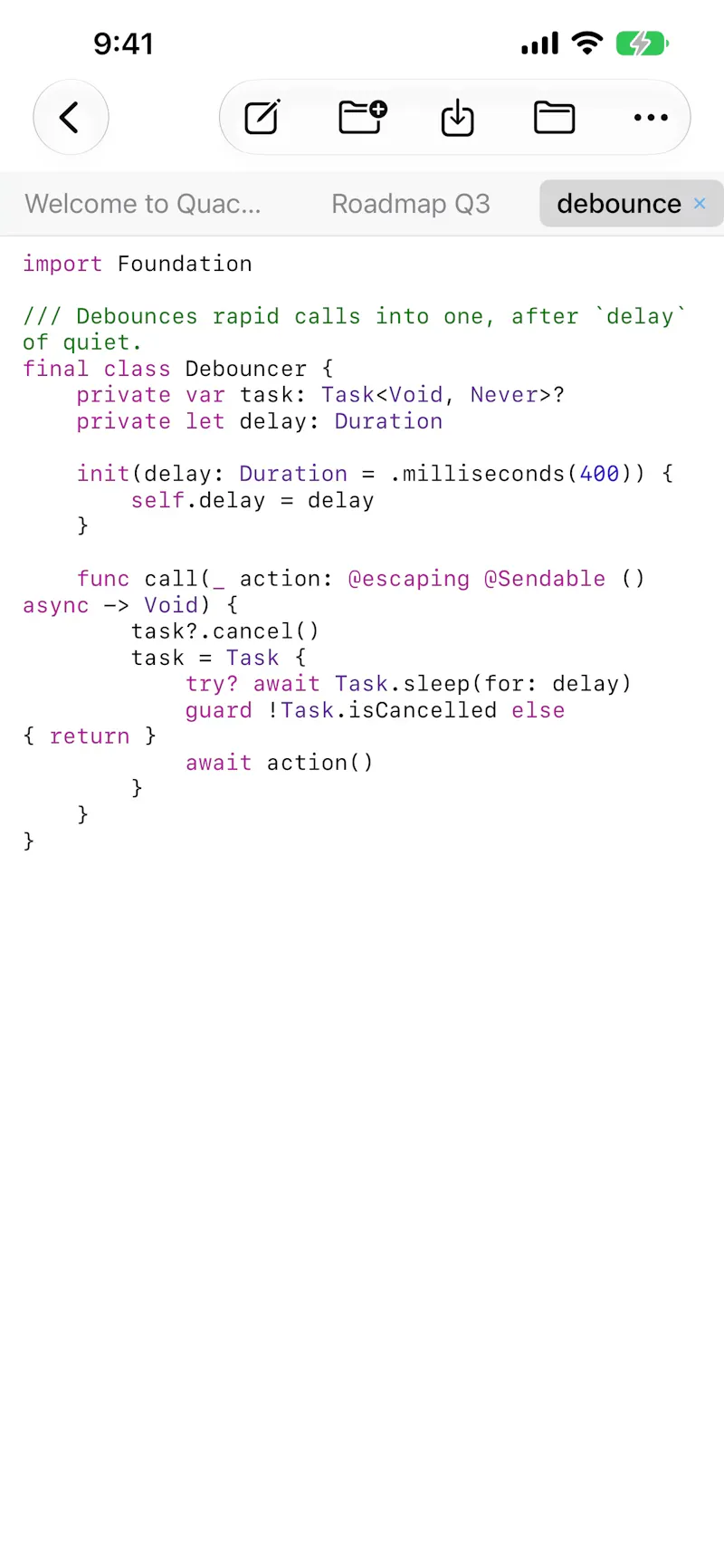 QuackNotes screenshot 18