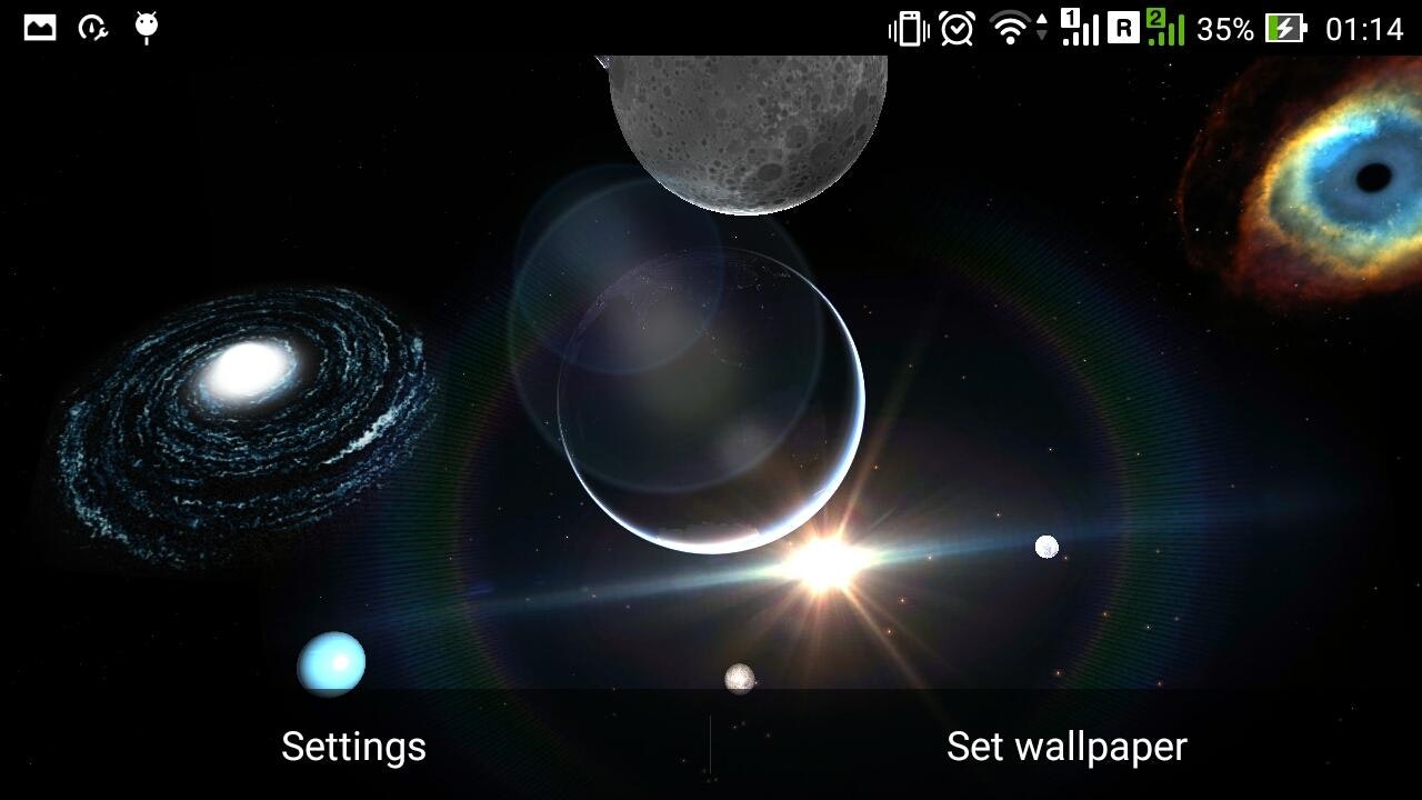 Space 3D Free Live Wallpaper for Android gallery image