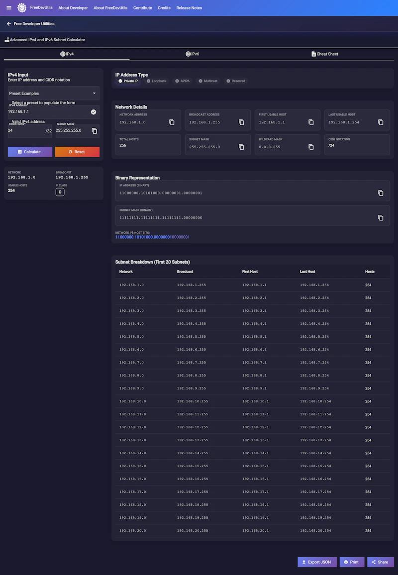 FreeDevUtils screenshot 1