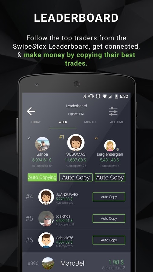 SwipeStox gallery image