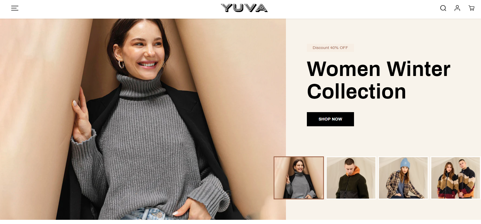 Shopify 2.0 Yuva Ecommerce Theme media 1