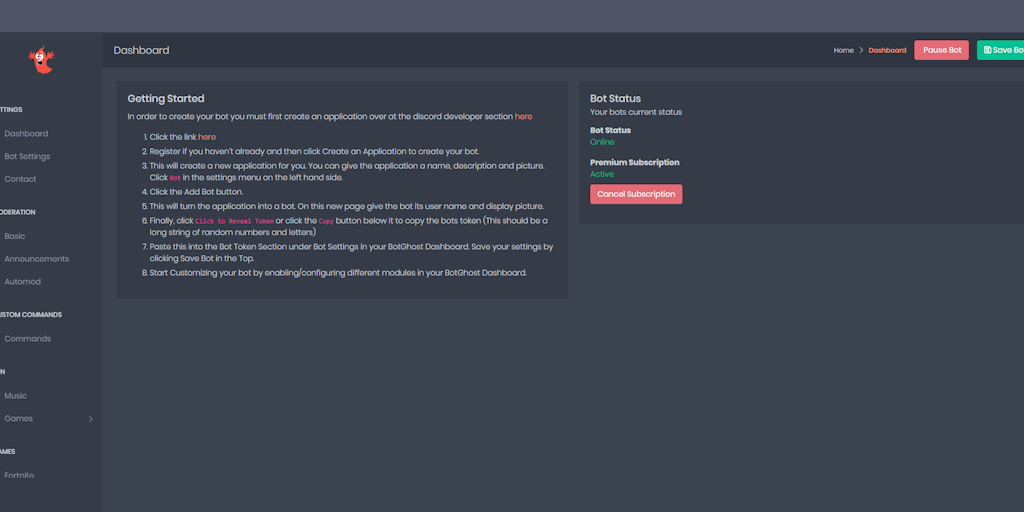 Botghost Create A Discord Bot Without Coding Product Hunt