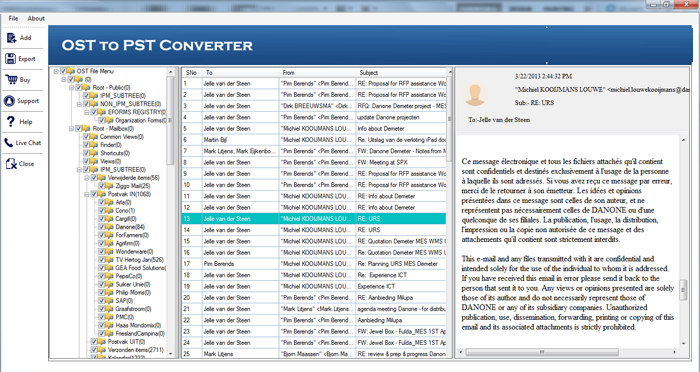 Sametools OST an PST Converter -Software - OST -to PST -Wandleranwendung konvertieren OST in PST Medien 2