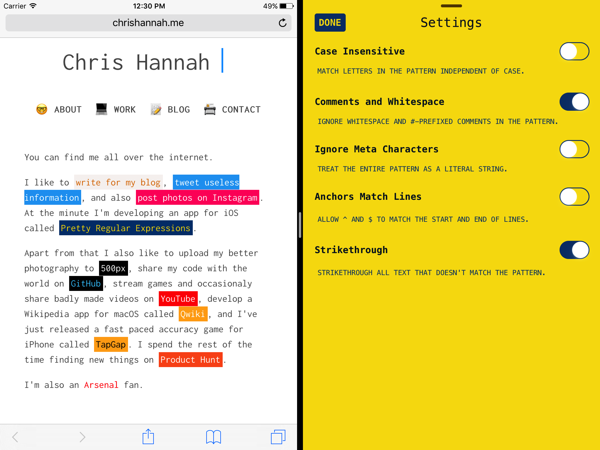 Pretty Regular Expressions gallery image