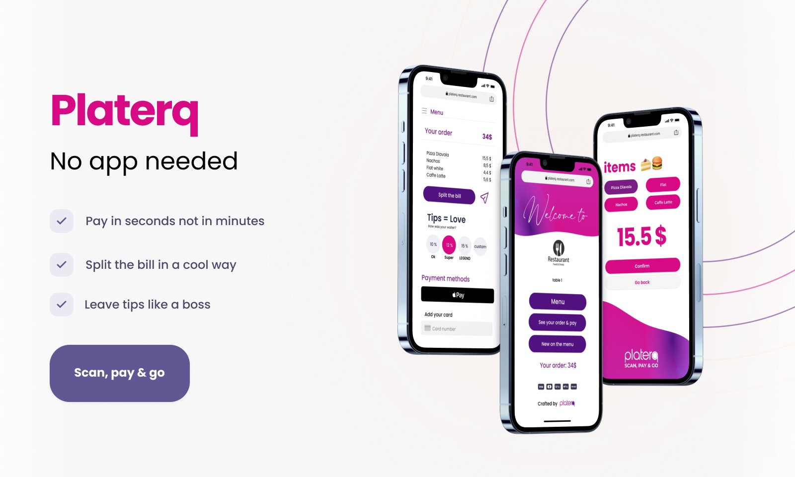 platerq - Restoranlarda ödeme yapmanın en hızlı yolu medya 1