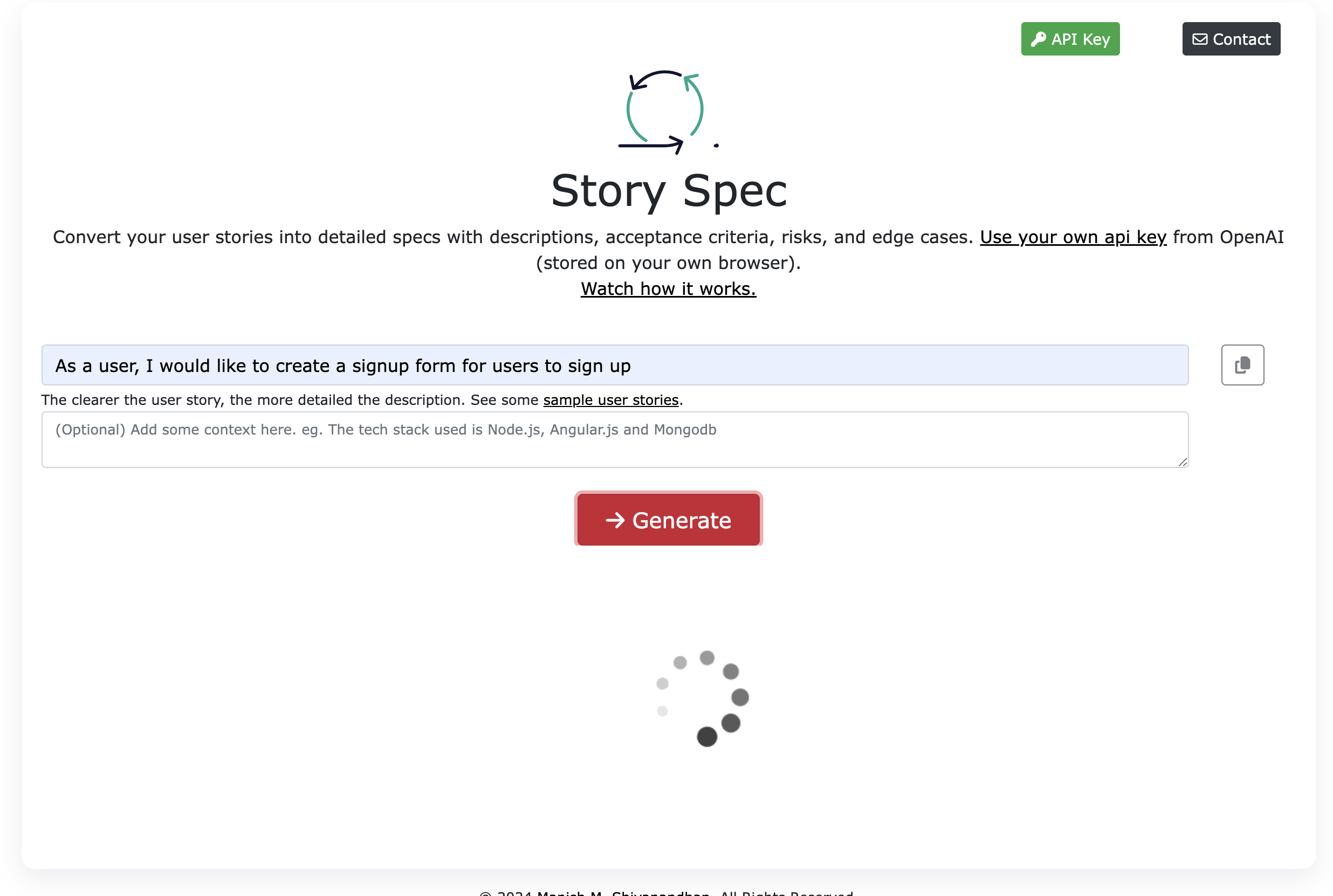 Mídia 2 de StorySpec - Transforme histórias de usuário em especificações abrangentes em segundos