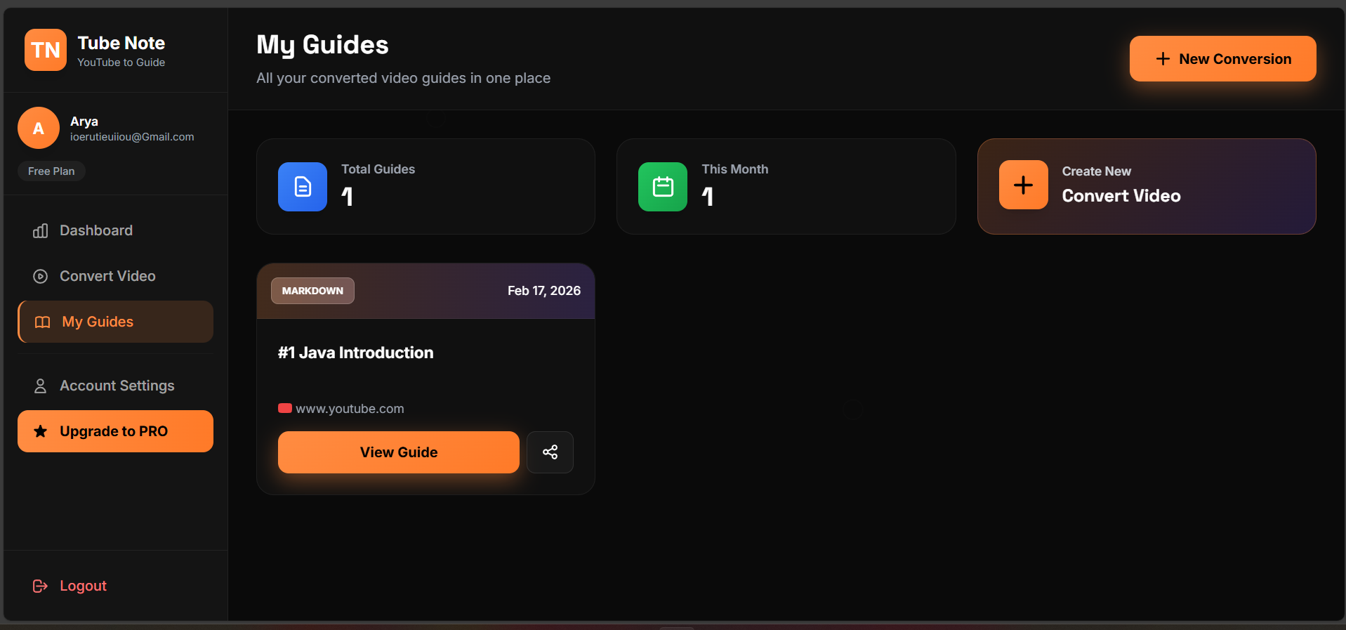 YouTube to Guide gallery image