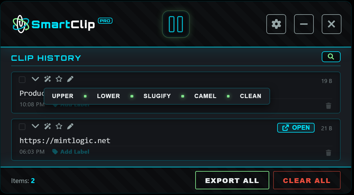 Mint Logic Pro Suite gallery image