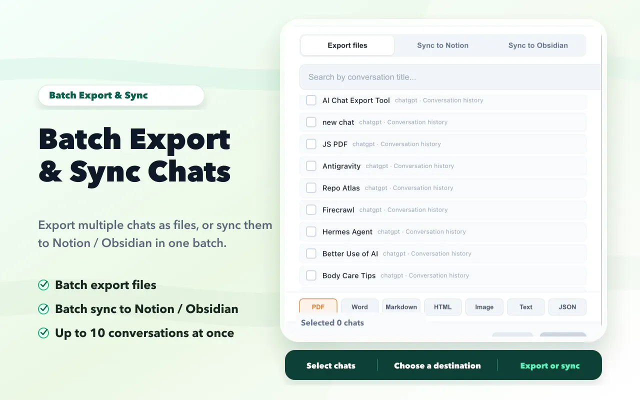 AI Chat Exporter gallery image