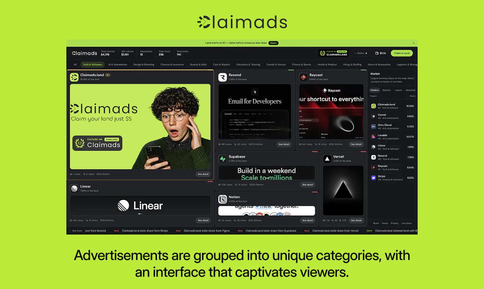 Claimads.land screenshot 3