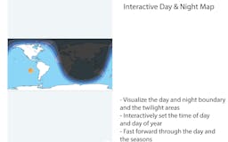 Day & Night Map and Widget media 2