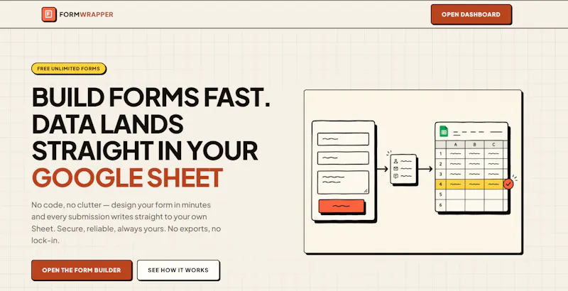 Formwrapper screenshot 1